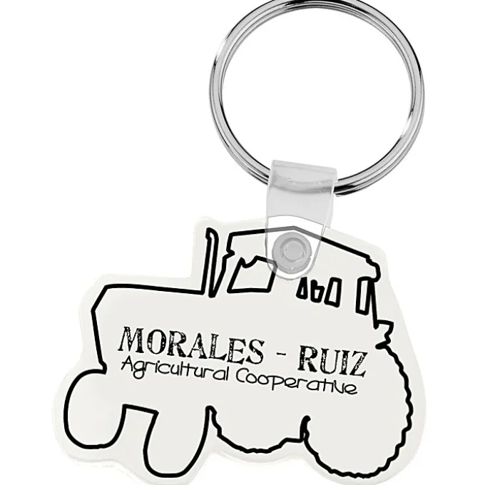 Tractor Soft Keychain - Opaque