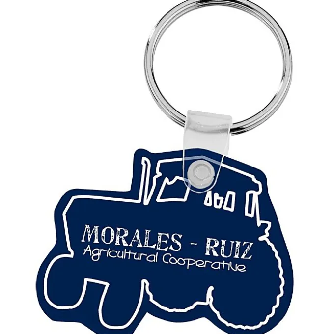 Tractor Soft Keychain - Opaque