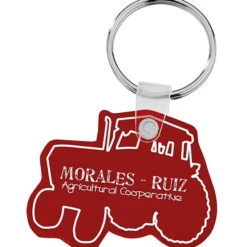 Tractor Soft Keychain - Opaque