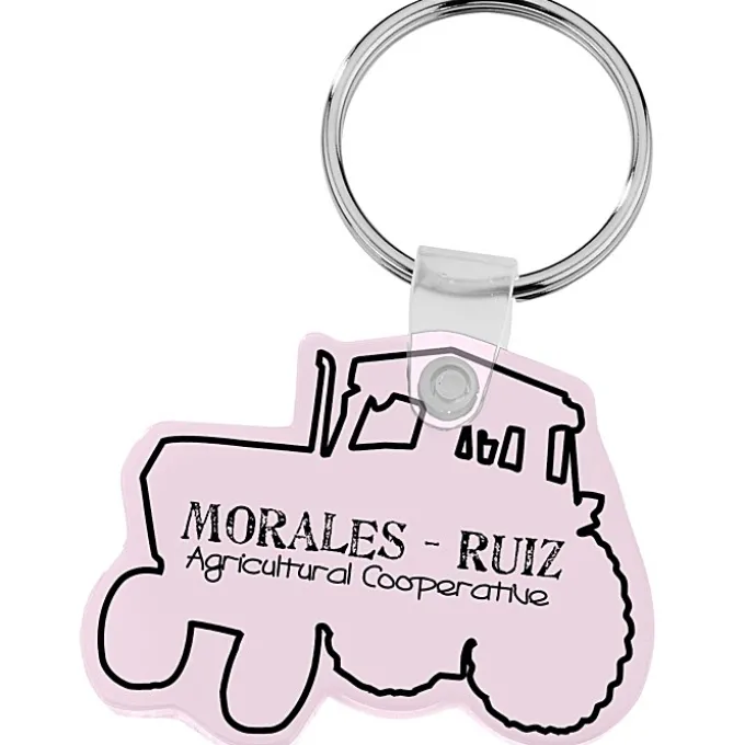 Tractor Soft Keychain - Opaque