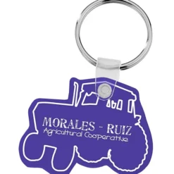 Tractor Soft Keychain - Opaque