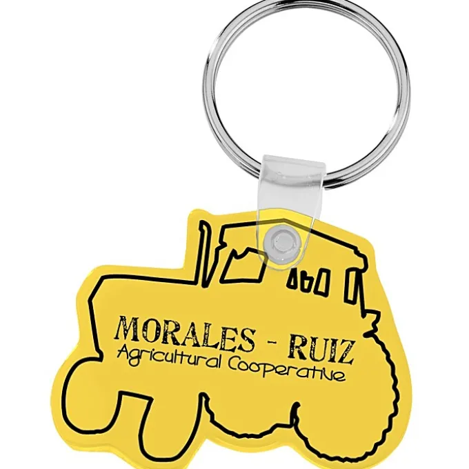 Tractor Soft Keychain - Opaque