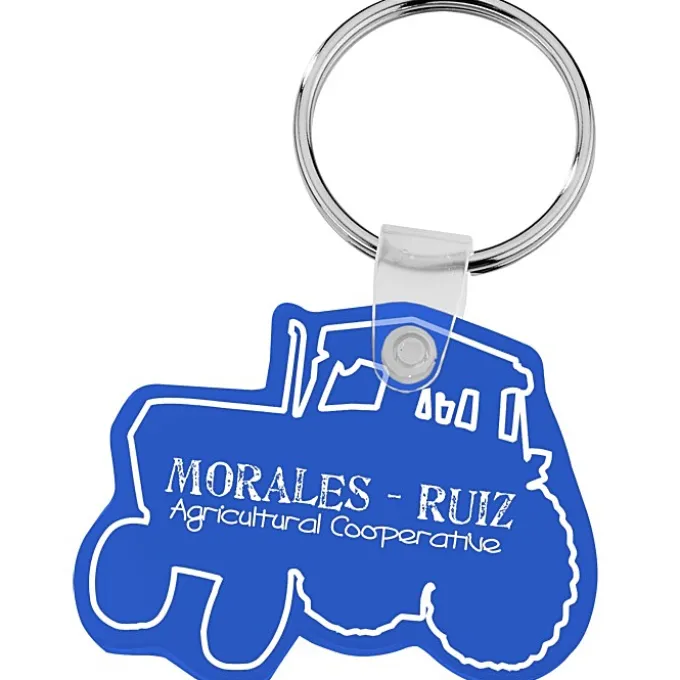 Tractor Soft Keychain - Opaque