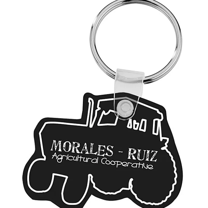 Tractor Soft Keychain - Opaque