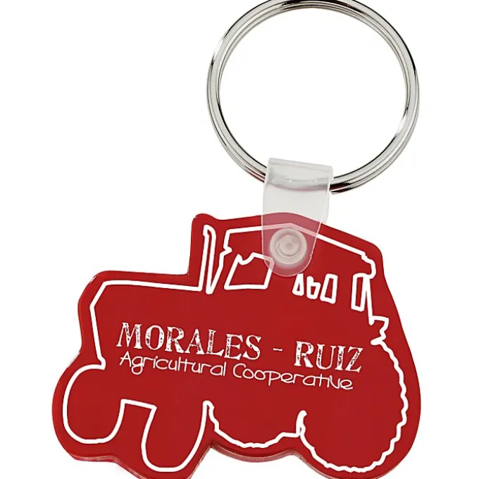 Tractor Soft Keychain - Opaque