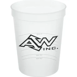 Translucent Stadium Cup with Measurements - 16 oz