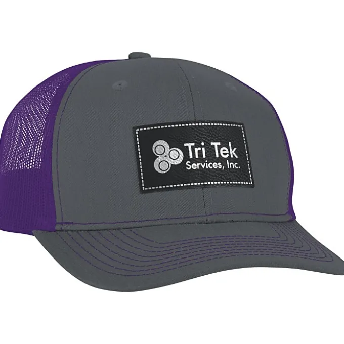 Transporter Snapback Meshback Cap - Laser Engraved Patch