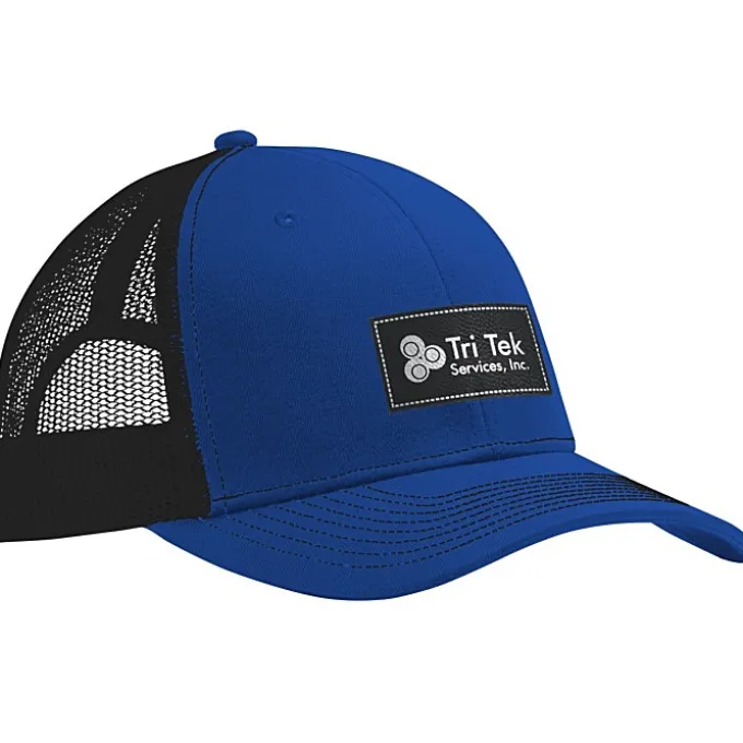 Transporter Snapback Meshback Cap - Laser Engraved Patch - 24 hr