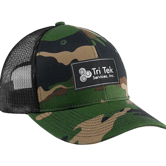 Transporter Snapback Meshback Cap - Laser Engraved Patch - 24 hr