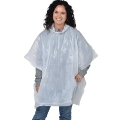 Travel Rain Poncho with Pouch