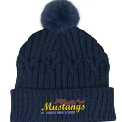 Traverse Cable Knit Pom Beanie