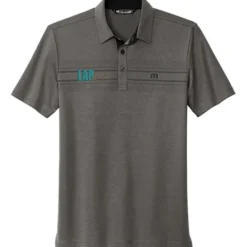 TravisMathew Micro-Dot Chest Stripe Polo