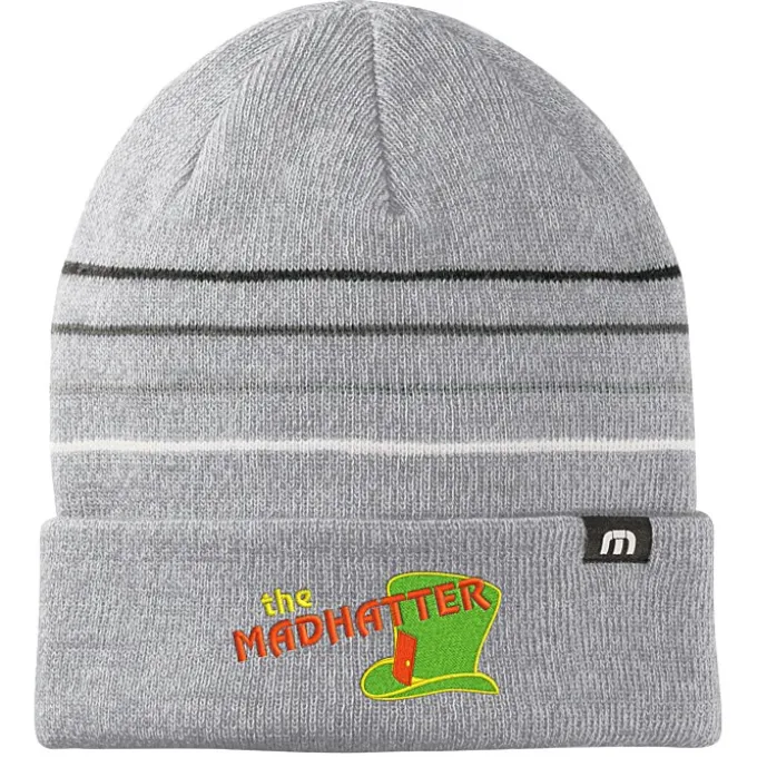 TravisMathew Multi-Stripe Cuffed Beanie