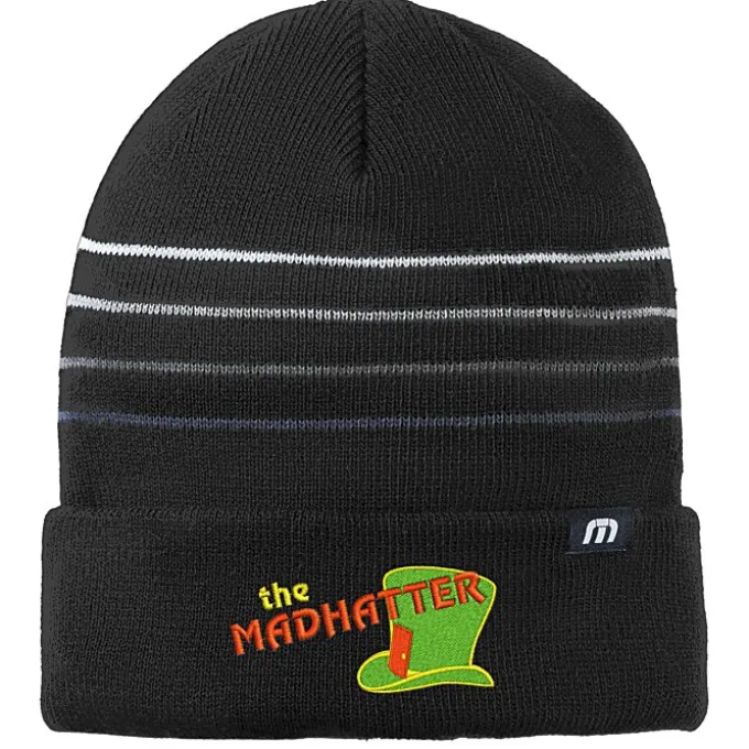 TravisMathew Multi-Stripe Cuffed Beanie