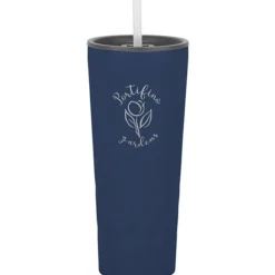 Triad Vacuum Tumbler with Straw - 21 oz. - Laser Engraved