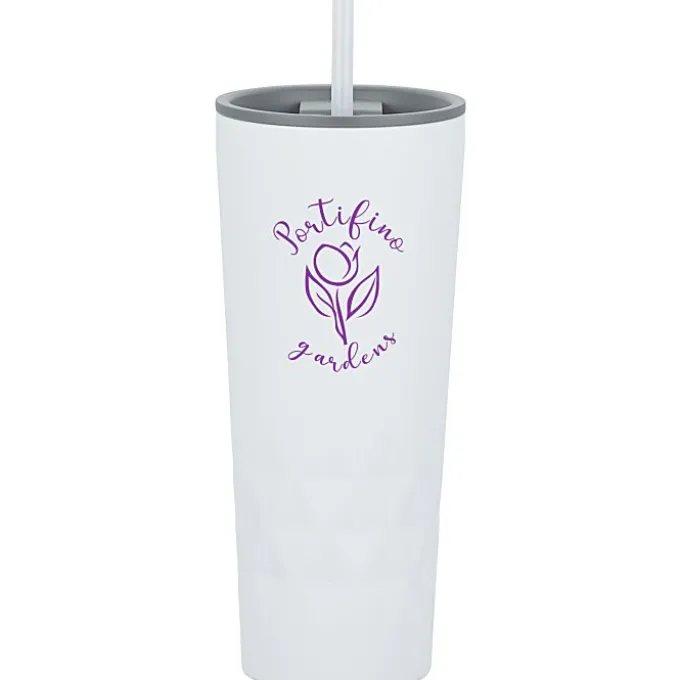 Triad Vacuum Tumbler with Straw - 21 oz. - 24 hr