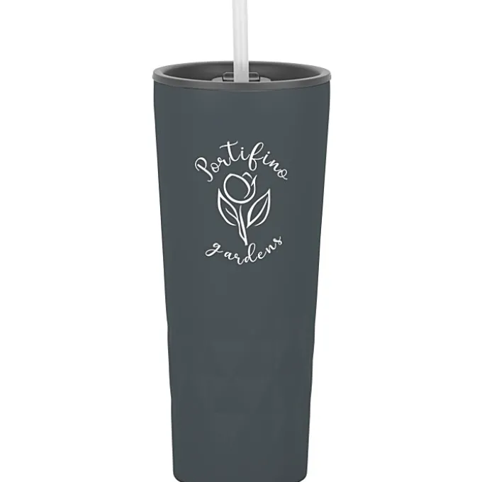 Triad Vacuum Tumbler with Straw - 21 oz. - 24 hr