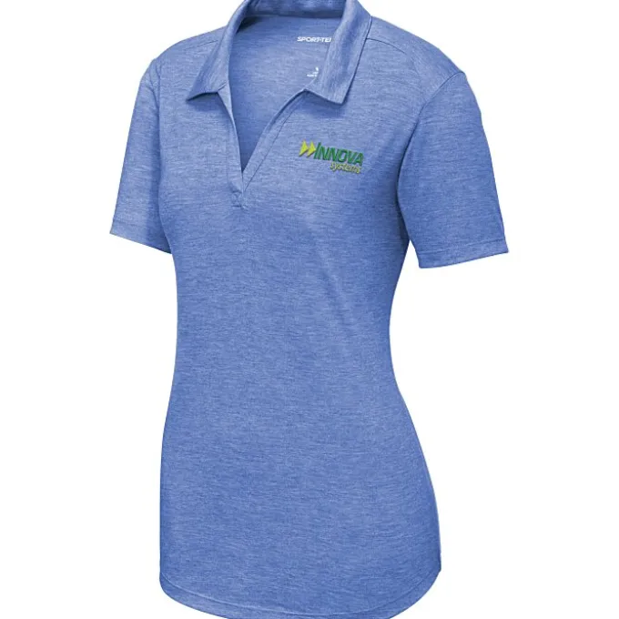 Tri-Blend Performance Polo - Ladies' - Embroidered