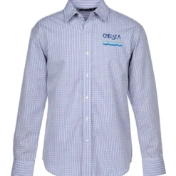 Tricolor Plaid Wrinkle Resistant Untucked Shirt - Men's