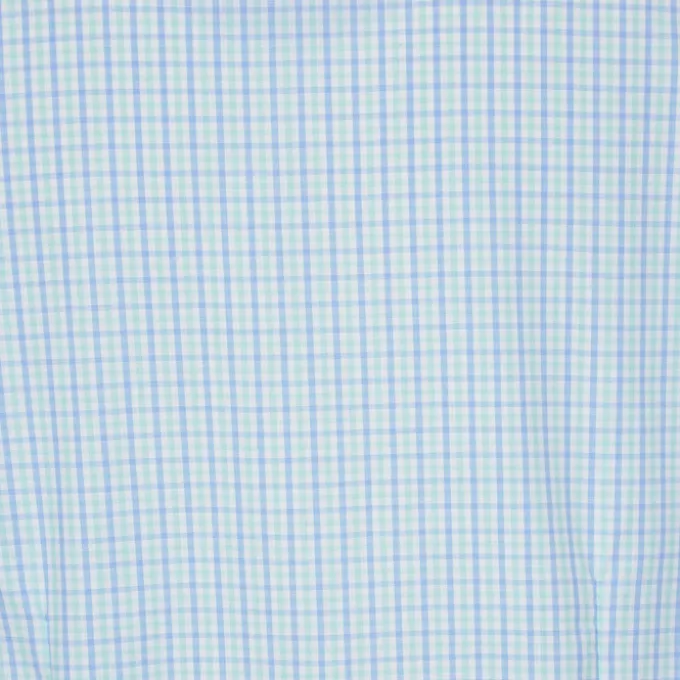Tricolor Plaid Wrinkle Resistant Shirt - Ladies'