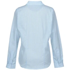 Tricolor Plaid Wrinkle Resistant Shirt - Ladies'