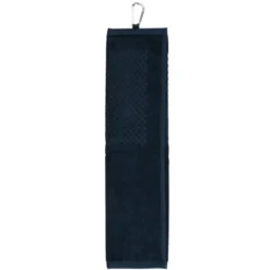 Trifold Scrubber Golf Towel with Carabiner Clip