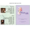Tri-Fold SuperSeal Postcard with Magnet - 6 inches x 13 1/4 inches