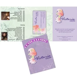 Tri-Fold SuperSeal Postcard with Magnet - 6 inches x 13 1/4 inches