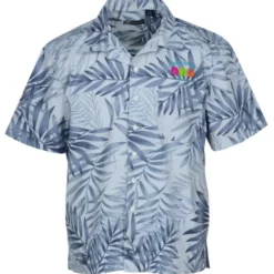 Tropical Print Camp Shirt