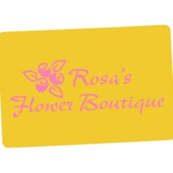 Truck & Equipment Stickers - Rectangle with Round Corners - Large