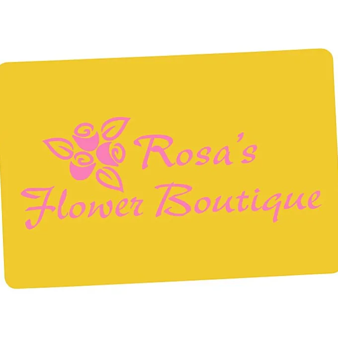 Truck & Equipment Stickers - Rectangle with Round Corners - Large