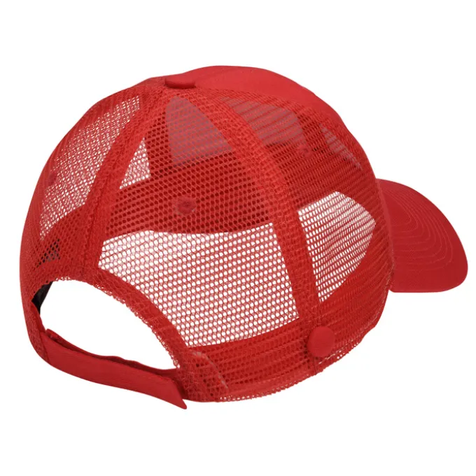 Trucker Mesh Back Cap with Face Mask Buttons
