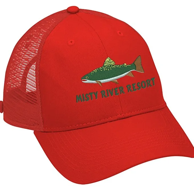 Trucker Mesh Back Cap with Face Mask Buttons