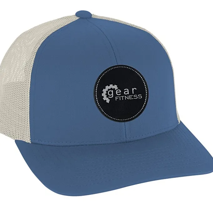 Trucker Snapback Cap - Laser Engraved Patch
