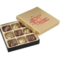 Truffles - 9-Pieces - Gold Box