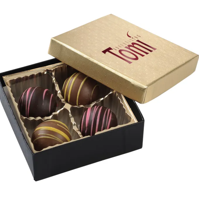Truffles - 4-Pieces - Gold Box - 24 hr