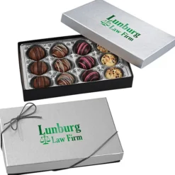 Truffles - 12-Pieces - Silver Box