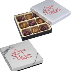 Truffles - 9-Pieces - Silver Box