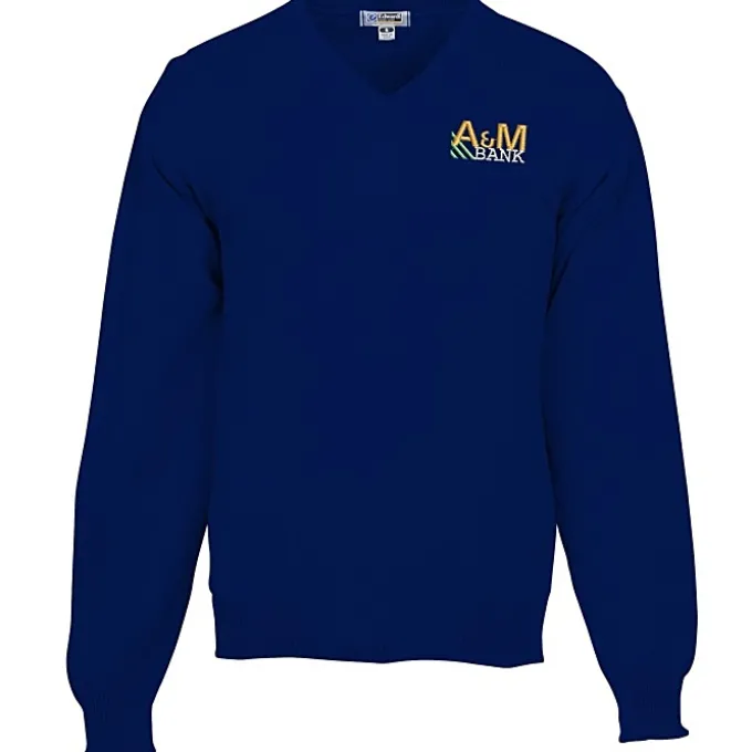 Tuff-Pil Plus Acrylic V-Neck Sweater - Men's