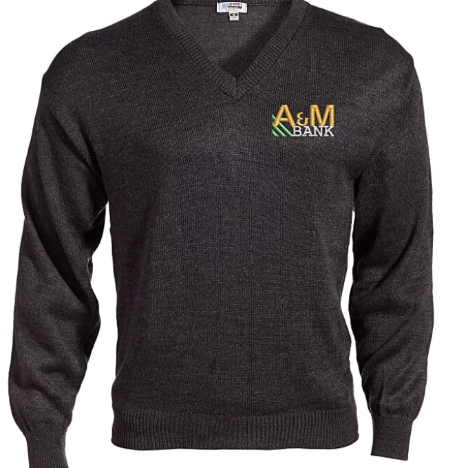 Tuff-Pil Plus Acrylic V-Neck Sweater - Men's
