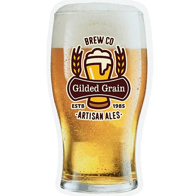 Tulip Pub Glass Magnet - 30 mil