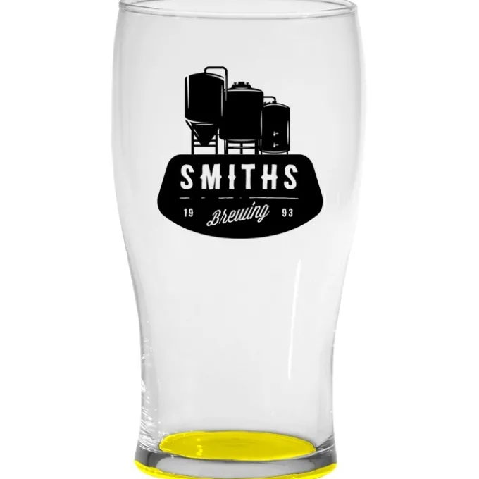 Tulip Pub Glass - 20 oz - Bottom Color