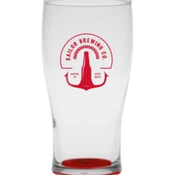 Tulip Pub Glass - 16 oz - Bottom Color