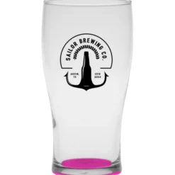 Tulip Pub Glass - 16 oz - Bottom Color