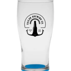 Tulip Pub Glass - 16 oz - Bottom Color