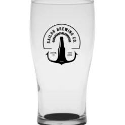 Tulip Pub Glass - 16 oz - Bottom Color
