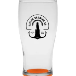 Tulip Pub Glass - 16 oz - Bottom Color
