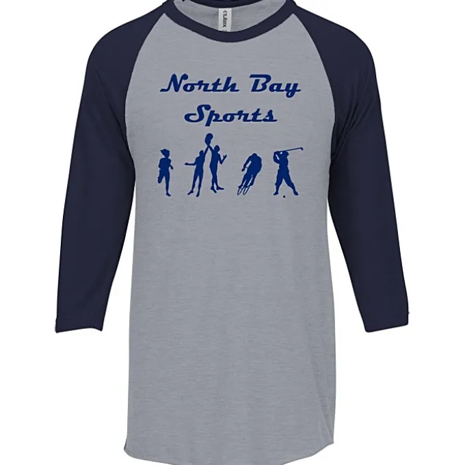 Tultex Fine Jersey 3/4 Sleeve Raglan T-Shirt - Colors