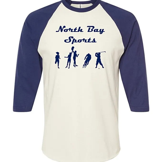 Tultex Fine Jersey 3/4 Sleeve Raglan T-Shirt - Colors