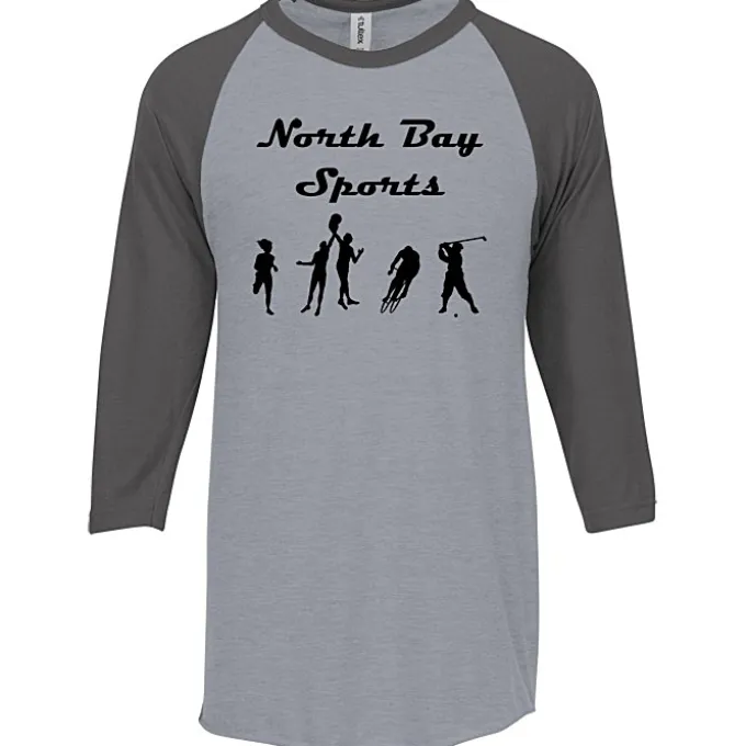 Tultex Fine Jersey 3/4 Sleeve Raglan T-Shirt - Colors